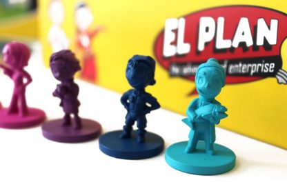 juego de mesa El Plan bilingue - personajes2